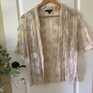 Forever 21 Embroidered Kimono